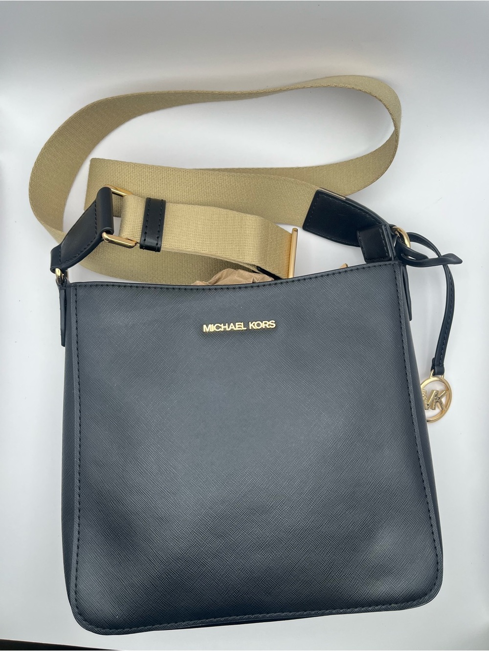 Michael Kors New Black Crossbody Wide Strap